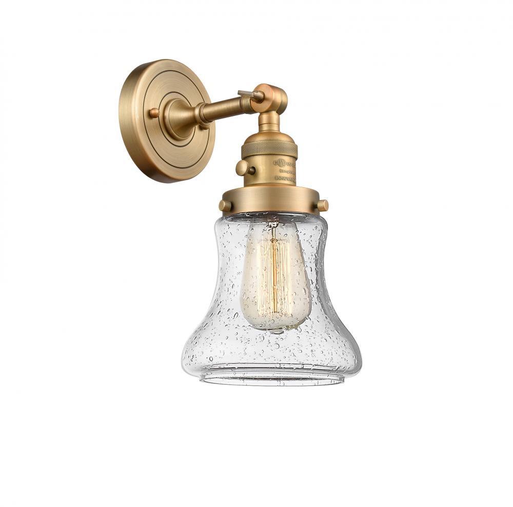 Bellmont - 1 Light - 7 inch - Brushed Brass - Adjustable Sconce