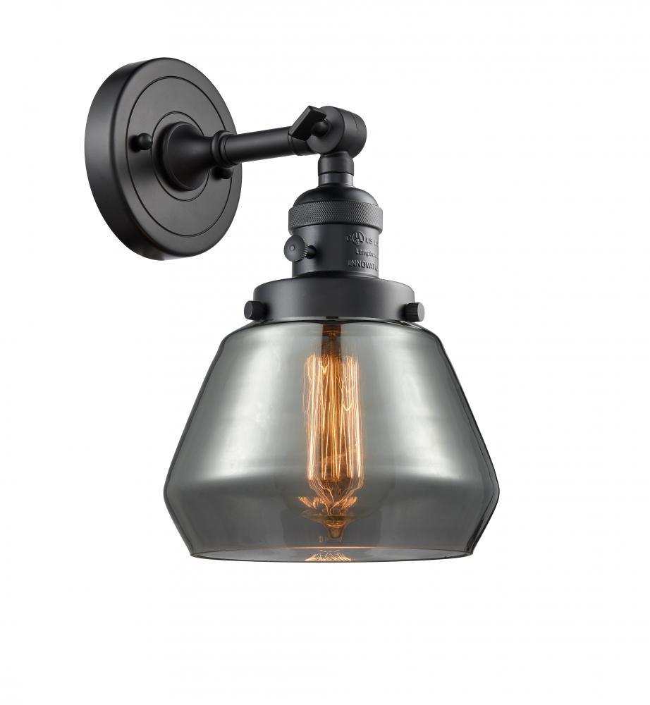 Fulton - 1 Light - 7 inch - Matte Black - Adjustable Sconce