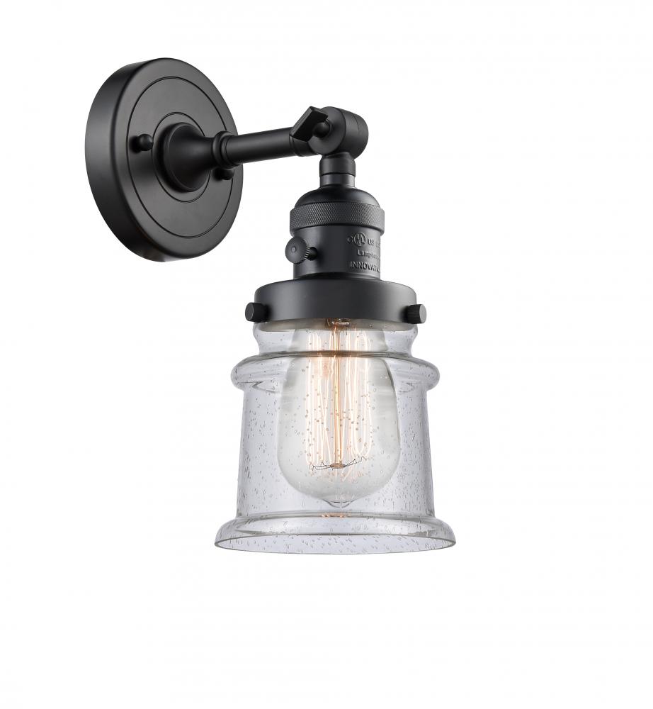 Canton - 1 Light - 5 inch - Matte Black - Adjustable Sconce