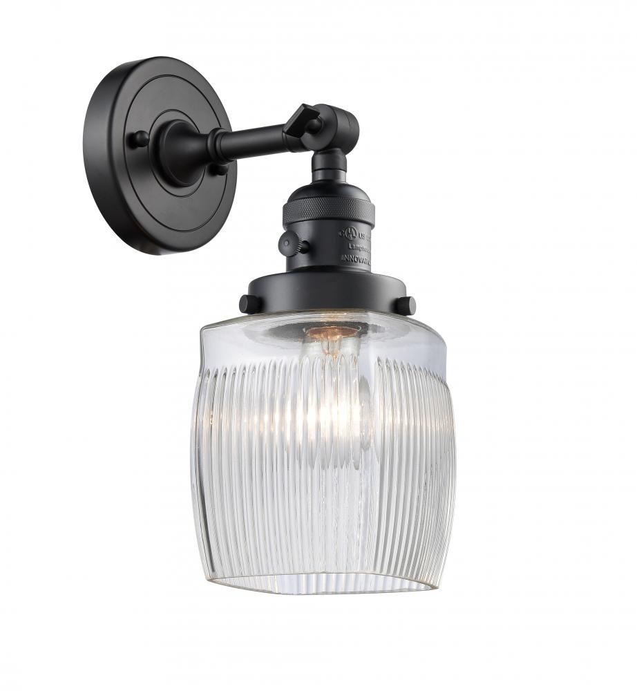 Colton - 1 Light - 6 inch - Matte Black - Adjustable Sconce