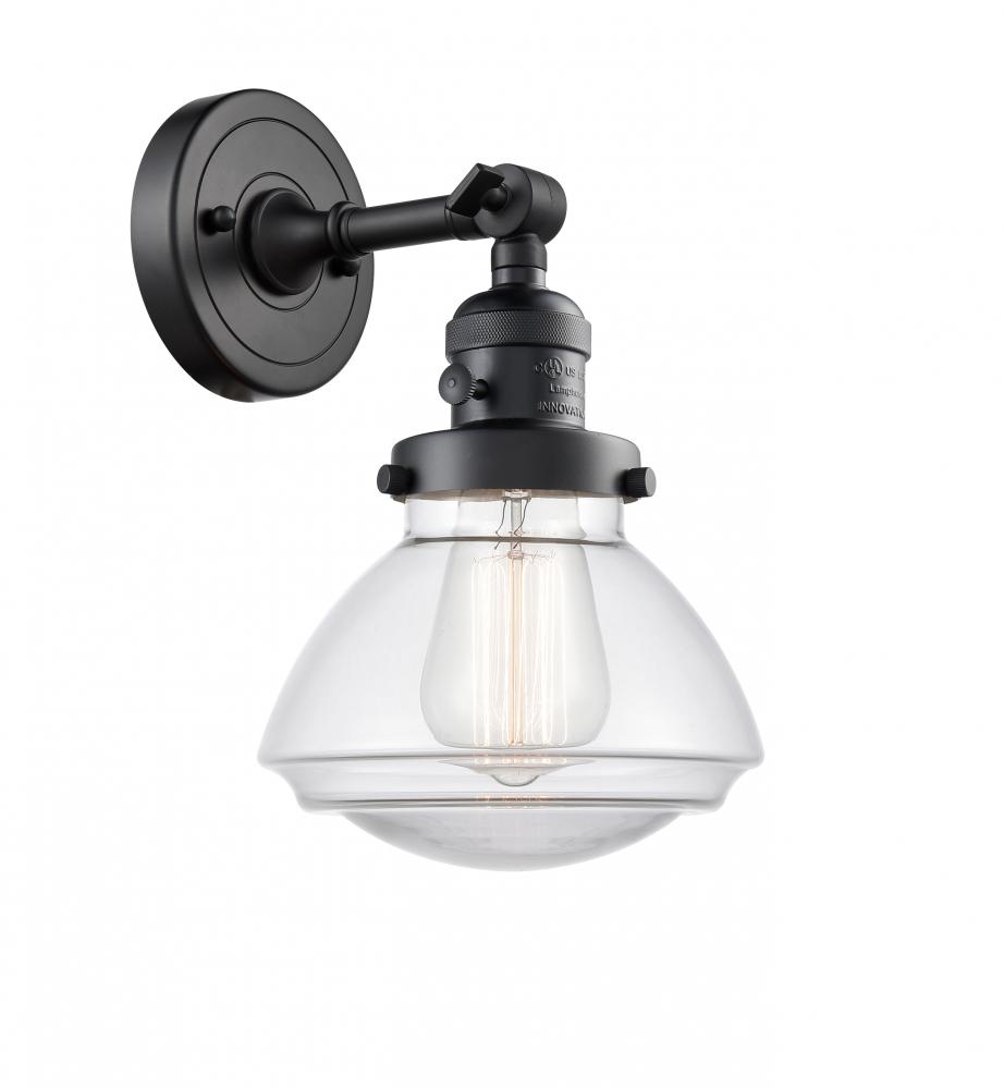 Olean - 1 Light - 7 inch - Matte Black - Adjustable Sconce