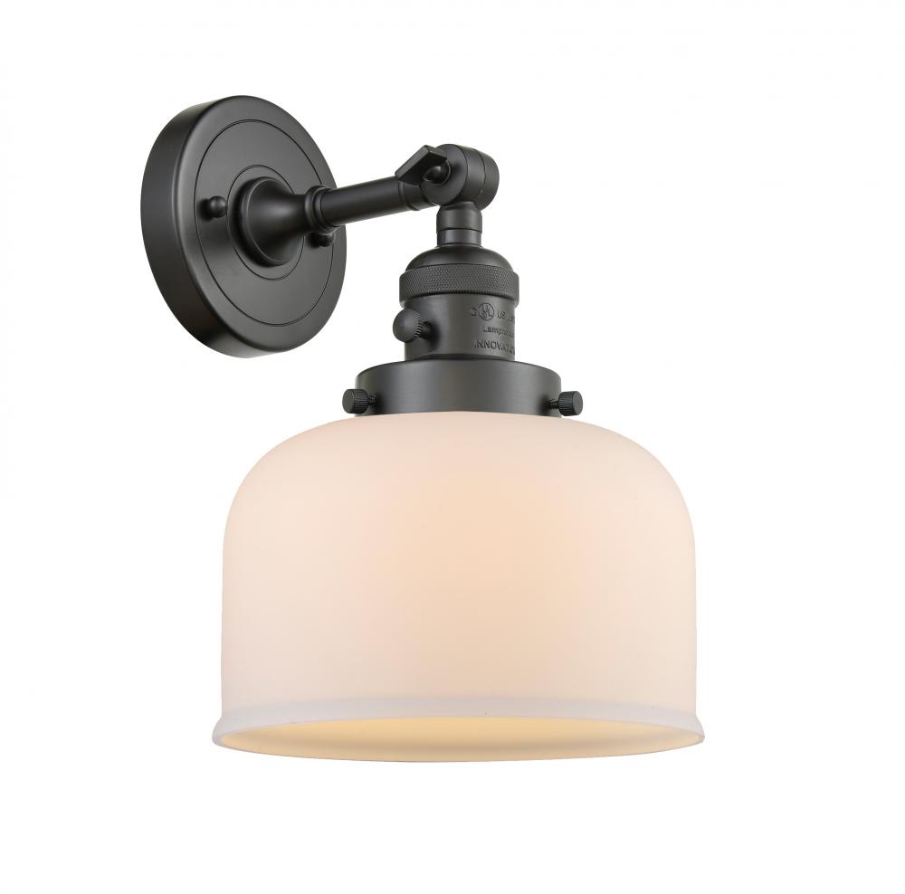 Bell - 1 Light - 8 inch - Oil Rubbed Bronze - Adjustable Sconce