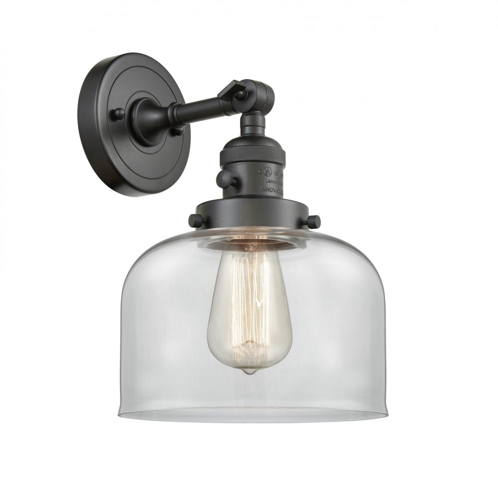 Bell - 1 Light - 8 inch - Oil Rubbed Bronze - Adjustable Sconce