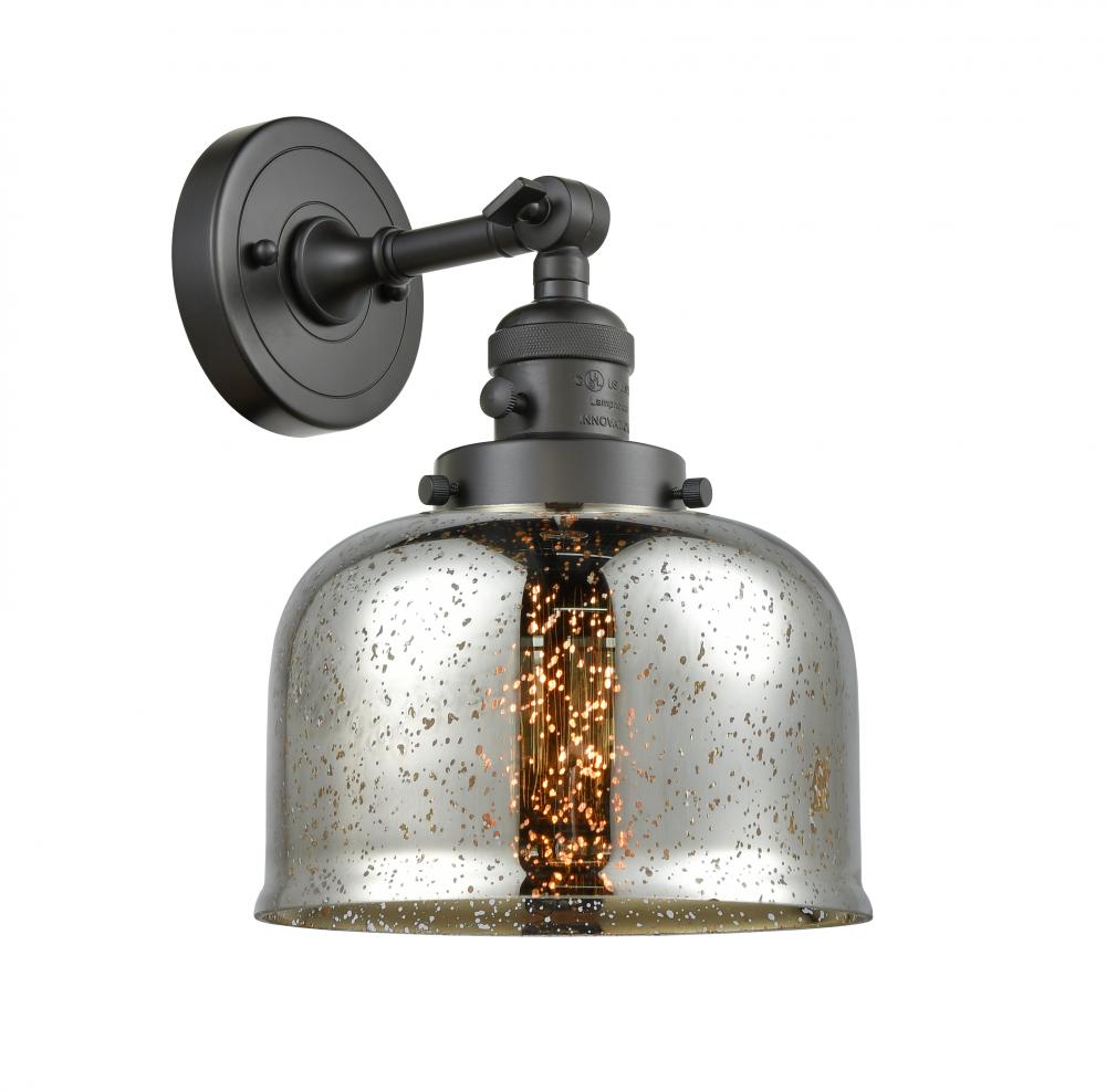 Bell - 1 Light - 8 inch - Oil Rubbed Bronze - Adjustable Sconce