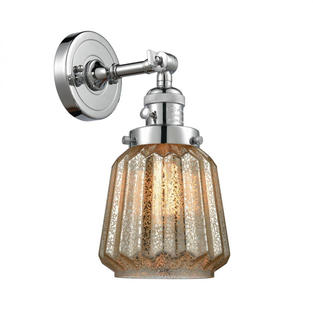 Chatham - 1 Light - 7 inch - Polished Chrome - Adjustable Sconce