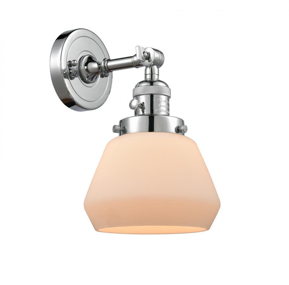 Fulton - 1 Light - 7 inch - Polished Chrome - Adjustable Sconce
