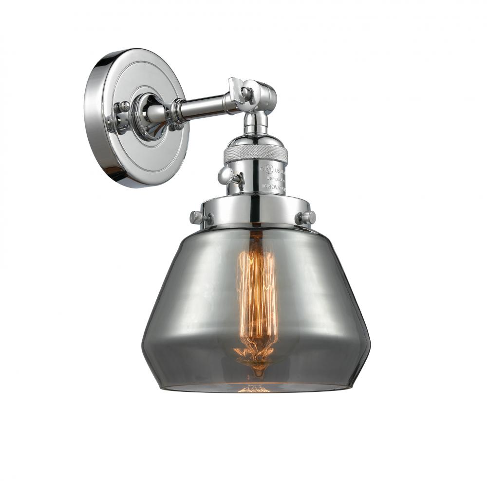 Fulton - 1 Light - 7 inch - Polished Chrome - Adjustable Sconce