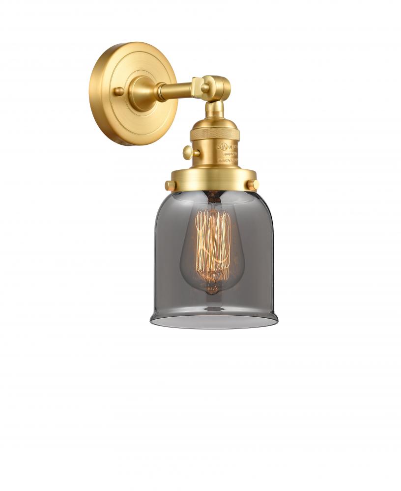 Bell - 1 Light - 5 inch - Satin Gold - Adjustable Sconce