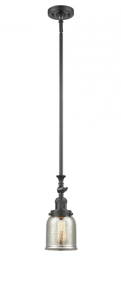 Bell - 1 Light - 5 inch - Oil Rubbed Bronze - Stem Hung - Adjustable Mini Pendant