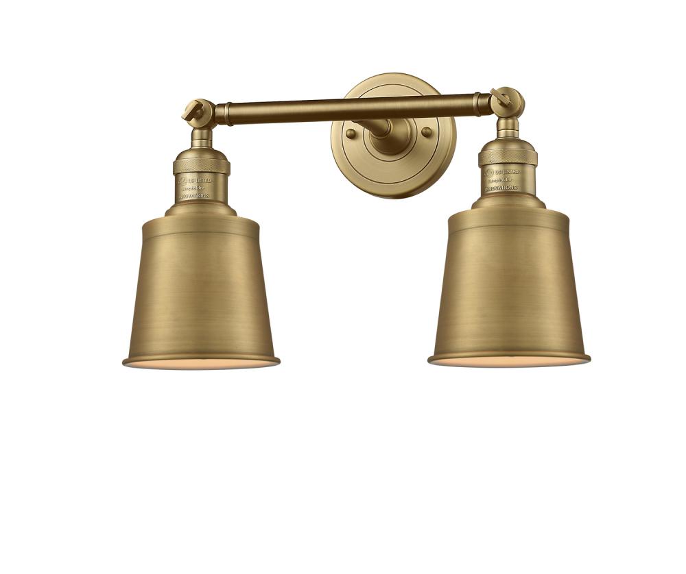 Addison - 2 Light - 16 inch - Brushed Brass - Adjustable Bath Vanity Light