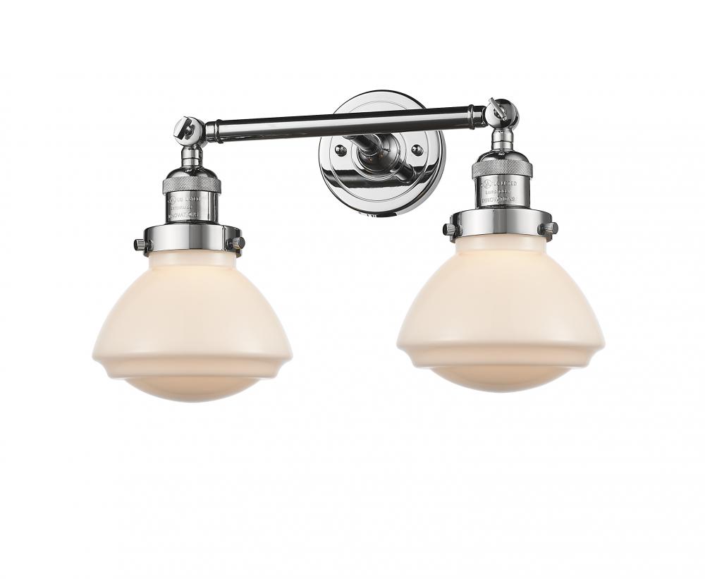 Olean - 2 Light - 17 inch - Polished Chrome - Adjustable Bath Vanity Light