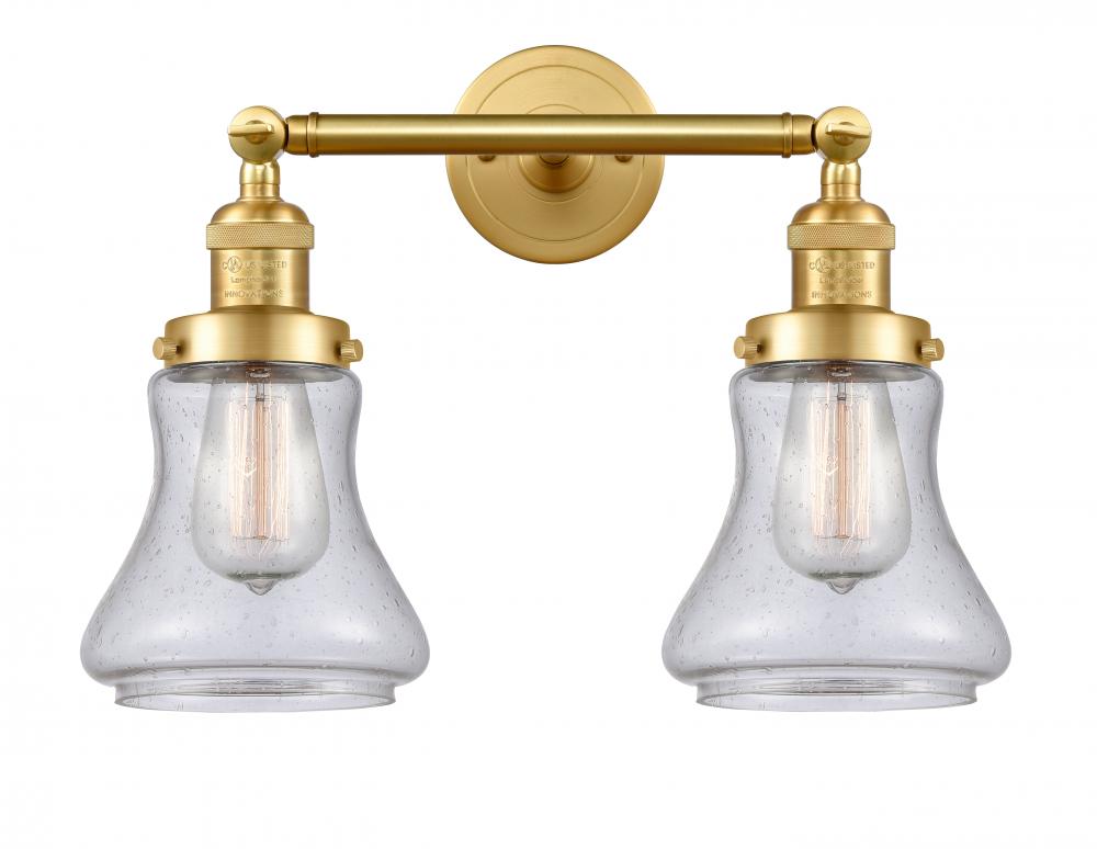 Bellmont - 2 Light - 17 inch - Satin Gold - Adjustable Bath Vanity Light