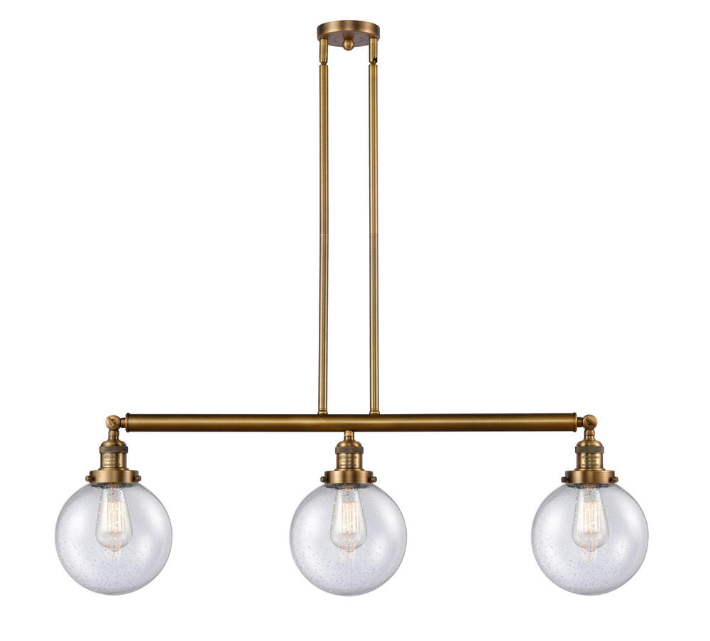 Beacon - 3 Light - 41 inch - Brushed Brass - Stem Hung - Adjustable Island Light