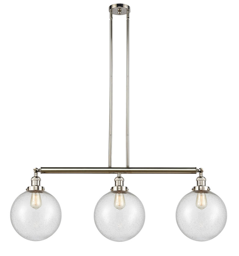Beacon - 3 Light - 42 inch - Polished Nickel - Stem Hung - Adjustable Island Light