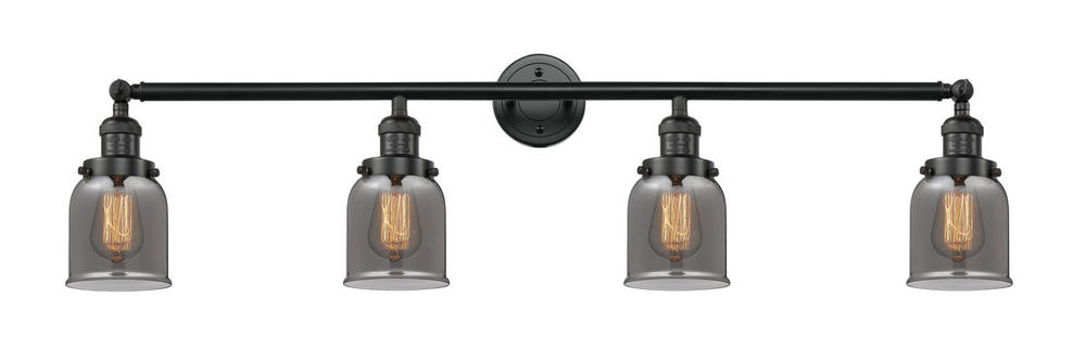 Bell - 4 Light - 42 inch - Matte Black - Adjustable Bath Vanity Light