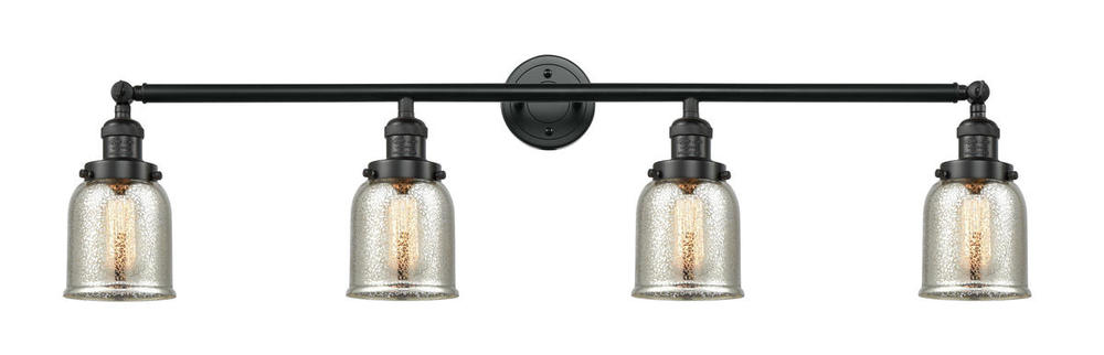 Bell - 4 Light - 43 inch - Matte Black - Adjustable Bath Vanity Light
