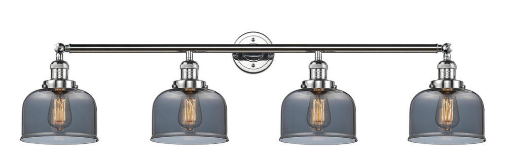 Bell - 4 Light - 44 inch - Polished Chrome - Adjustable Bath Vanity Light