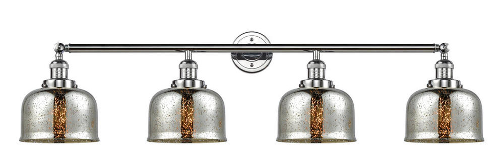 Bell - 4 Light - 45 inch - Polished Chrome - Adjustable Bath Vanity Light