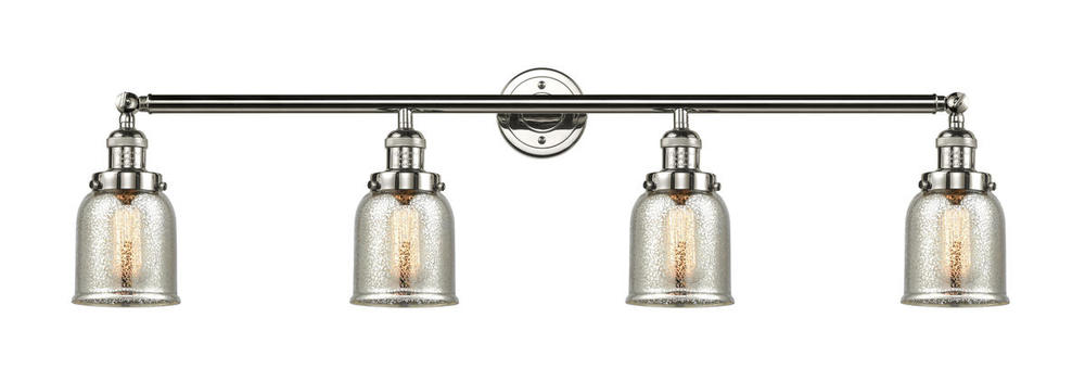 Bell - 4 Light - 43 inch - Polished Nickel - Adjustable Bath Vanity Light
