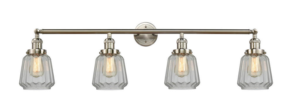 Chatham - 4 Light - 42 inch - Brushed Satin Nickel - Adjustable Bath Vanity Light