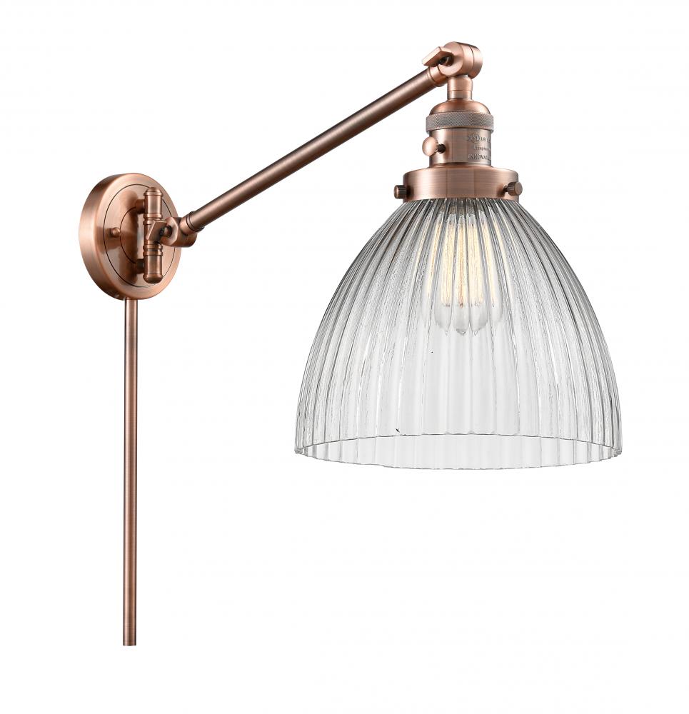 Seneca Falls - 1 Light - 10 inch - Antique Copper -Adjustable Swing Arm