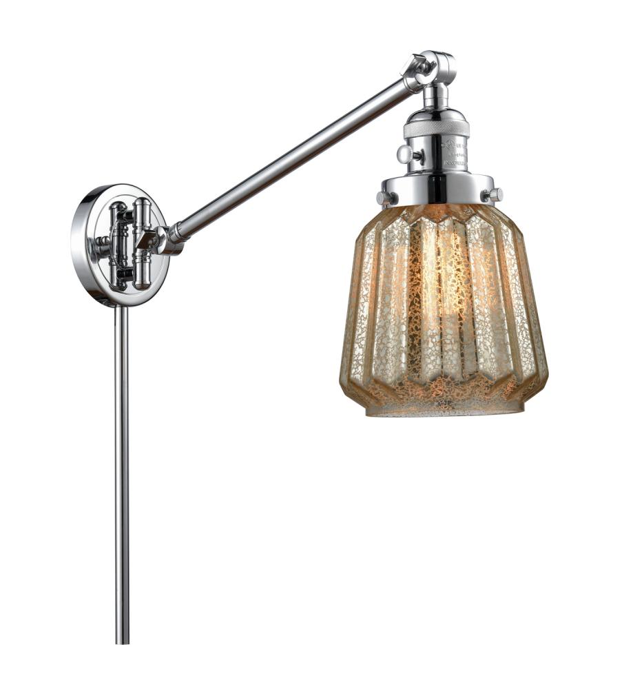 Chatham - 1 Light - 8 inch - Polished Chrome -Adjustable Swing Arm