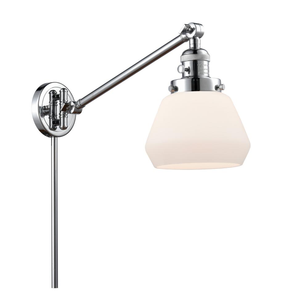 Fulton - 1 Light - 8 inch - Polished Chrome -Adjustable Swing Arm
