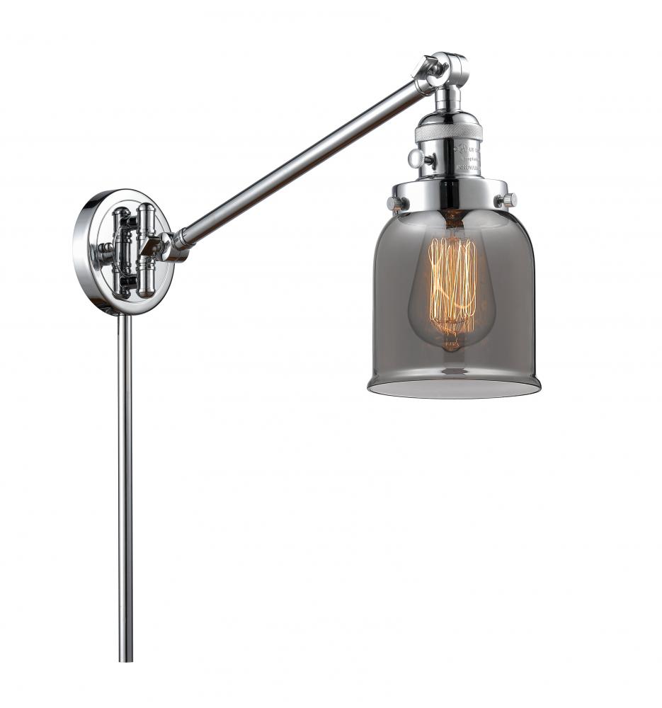Bell - 1 Light - 8 inch - Polished Chrome -Adjustable Swing Arm