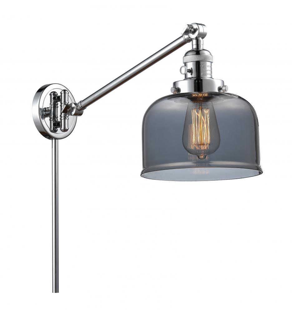 Bell - 1 Light - 8 inch - Polished Chrome -Adjustable Swing Arm
