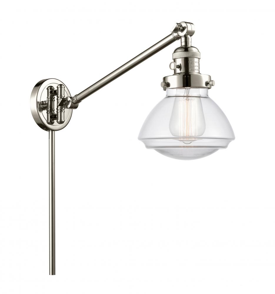 Olean - 1 Light - 9 inch - Polished Nickel -Adjustable Swing Arm