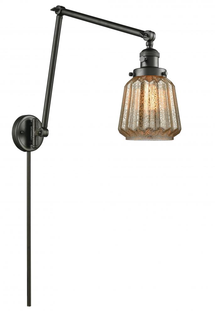 Chatham - 1 Light - 8 inch - Oil Rubbed Bronze -Adjustable Swing Arm