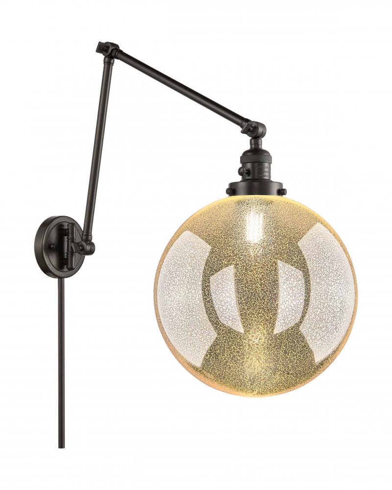 Beacon - 1 Light - 12 inch - Oil Rubbed Bronze -Adjustable Swing Arm