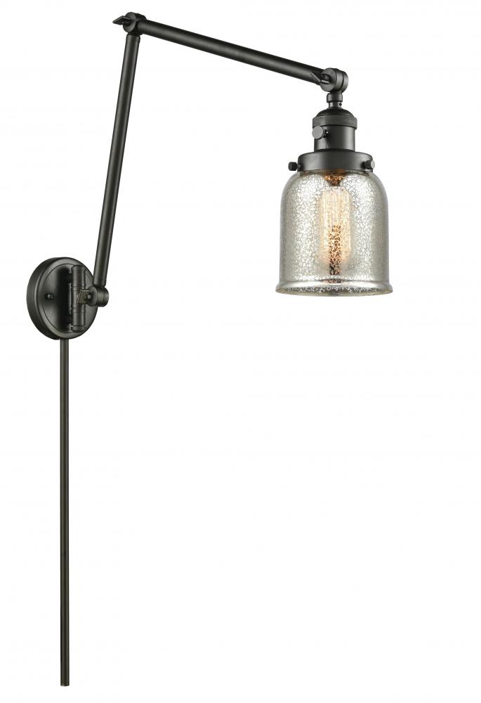 Bell - 1 Light - 8 inch - Oil Rubbed Bronze -Adjustable Swing Arm