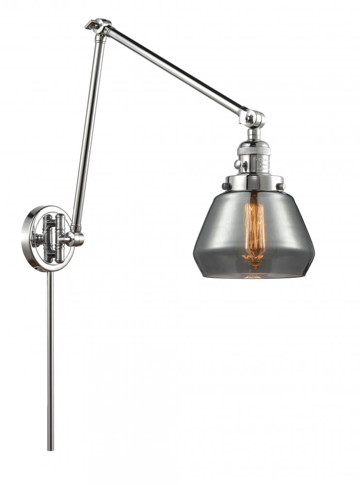 Fulton - 1 Light - 8 inch - Polished Chrome -Adjustable Swing Arm