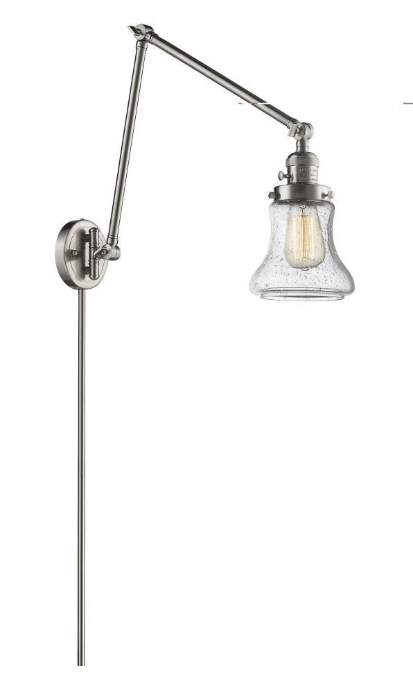 Bellmont - 1 Light - 8 inch - Brushed Satin Nickel -Adjustable Swing Arm