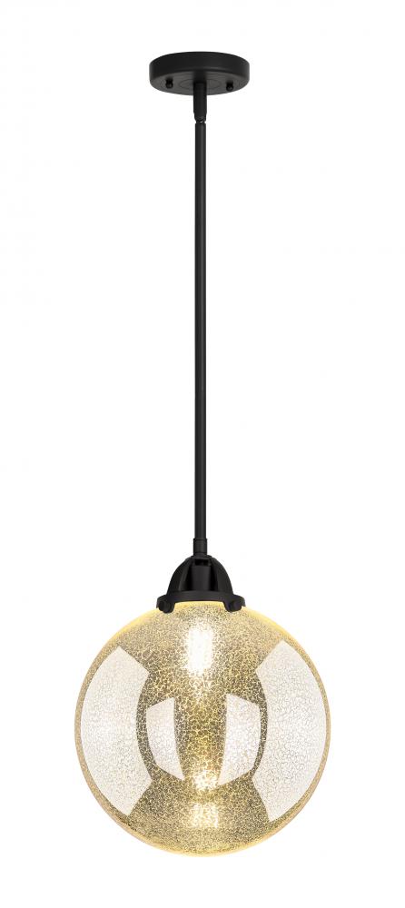 Beacon - 1 Light - 10 inch - Matte Black - Cord hung - Mini Pendant
