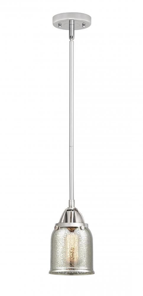 Bell - 1 Light - 5 inch - Polished Chrome - Cord hung - Mini Pendant