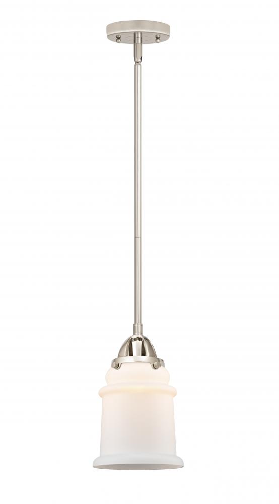 Canton - 1 Light - 6 inch - Polished Nickel - Cord hung - Mini Pendant