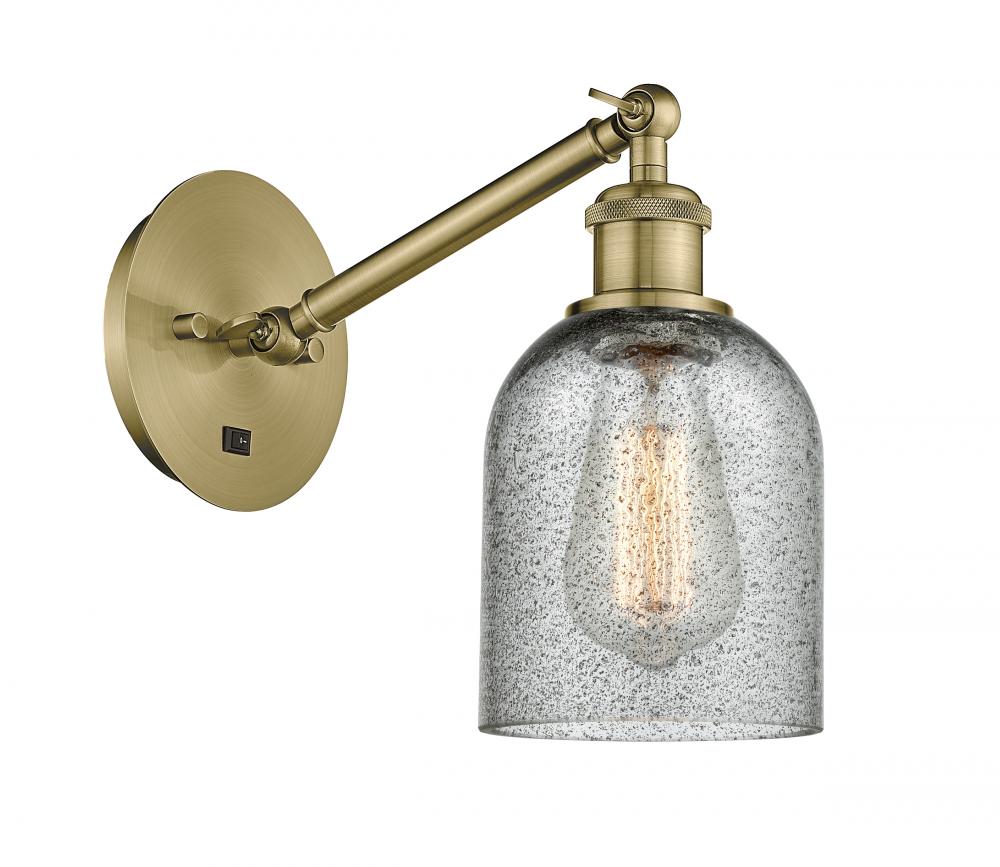 Caledonia - 1 Light - 5 inch - Antique Brass - Adjustable Sconce