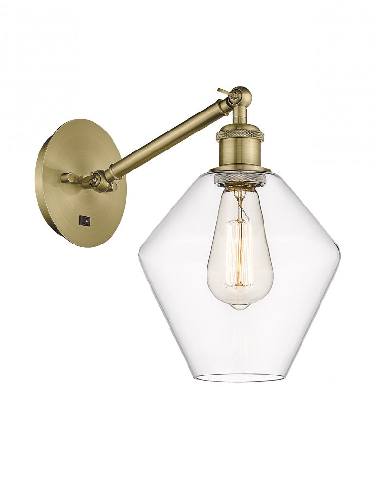 Cindyrella - 1 Light - 8 inch - Antique Brass - Adjustable Sconce