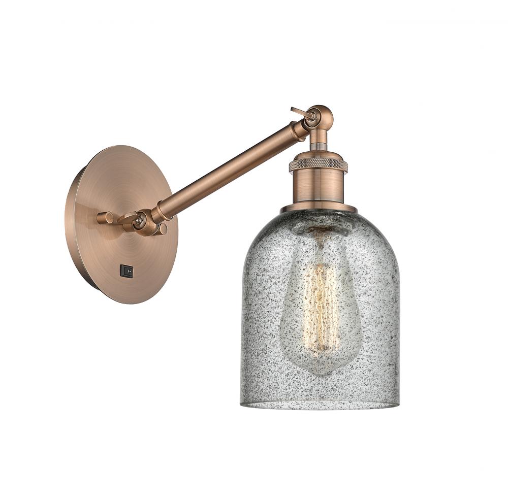 Caledonia - 1 Light - 5 inch - Antique Copper - Adjustable Sconce