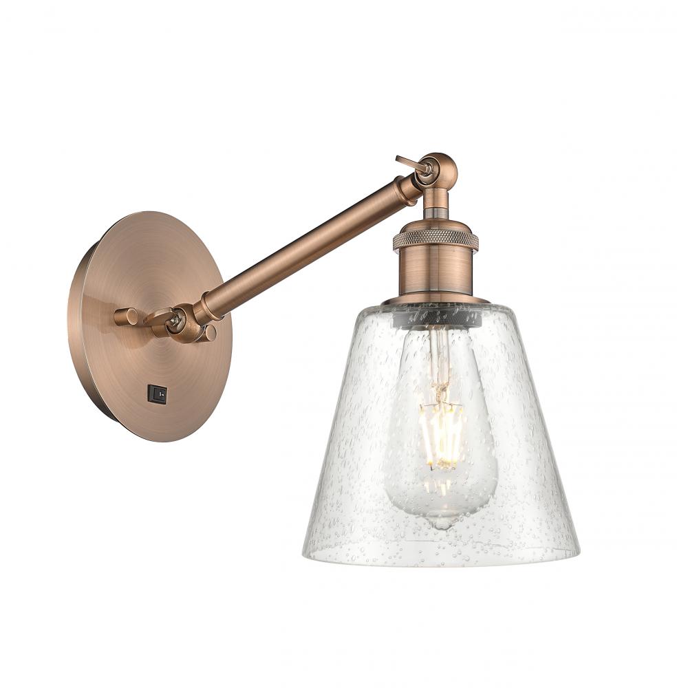 Caton - 1 Light - 5 inch - Antique Copper - Adjustable Sconce