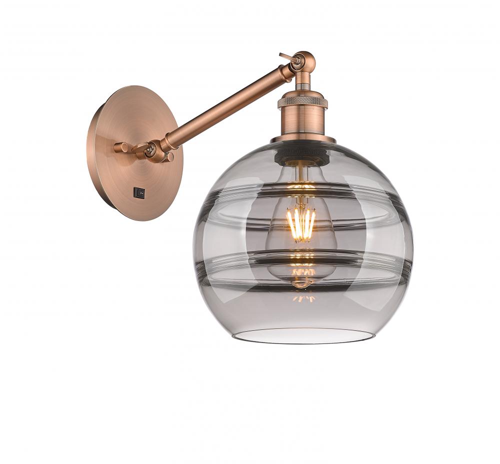 Rochester - 1 Light - 8 inch - Antique Copper - Adjustable Sconce