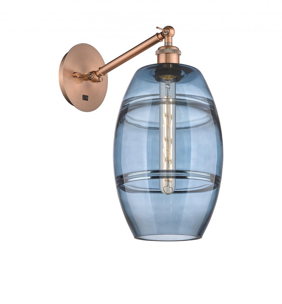 Vaz - 1 Light - 8 inch - Antique Copper - Adjustable Sconce