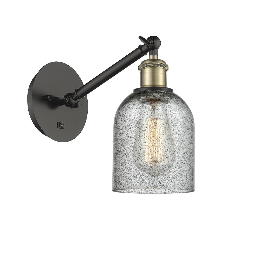 Caledonia - 1 Light - 5 inch - Black Antique Brass - Adjustable Sconce