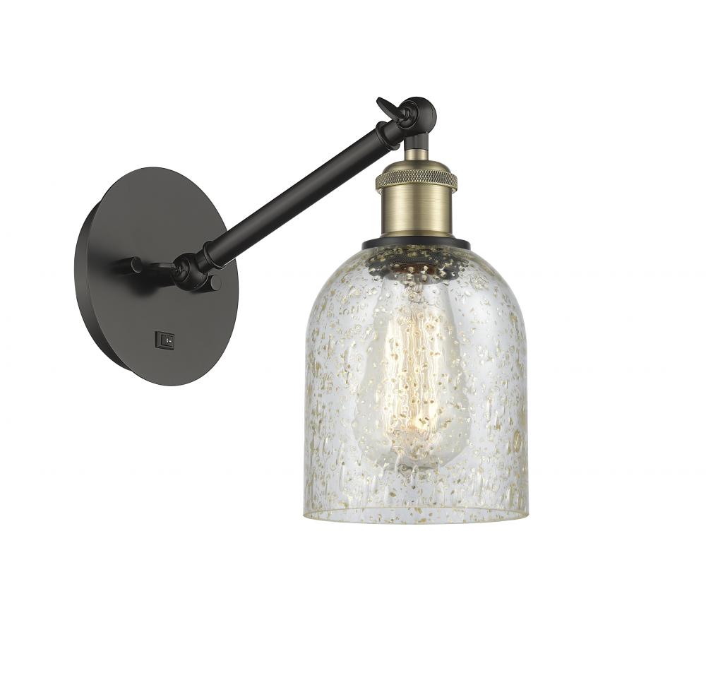 Caledonia - 1 Light - 5 inch - Black Antique Brass - Adjustable Sconce