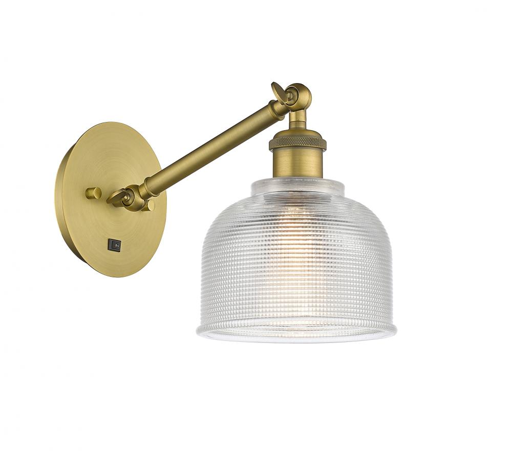 Dayton - 1 Light - 6 inch - Brushed Brass - Adjustable Sconce