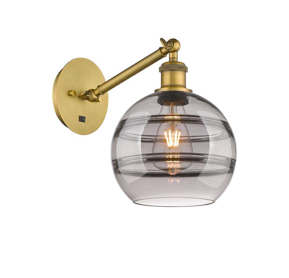 Rochester - 1 Light - 8 inch - Brushed Brass - Adjustable Sconce
