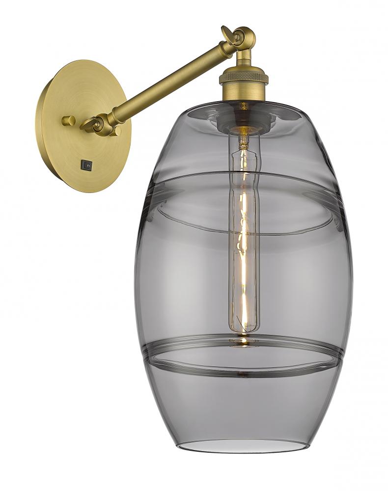 Vaz - 1 Light - 8 inch - Brushed Brass - Adjustable Sconce