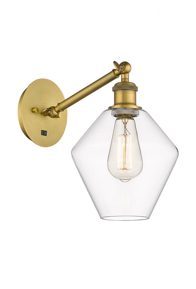 Cindyrella - 1 Light - 8 inch - Brushed Brass - Adjustable Sconce